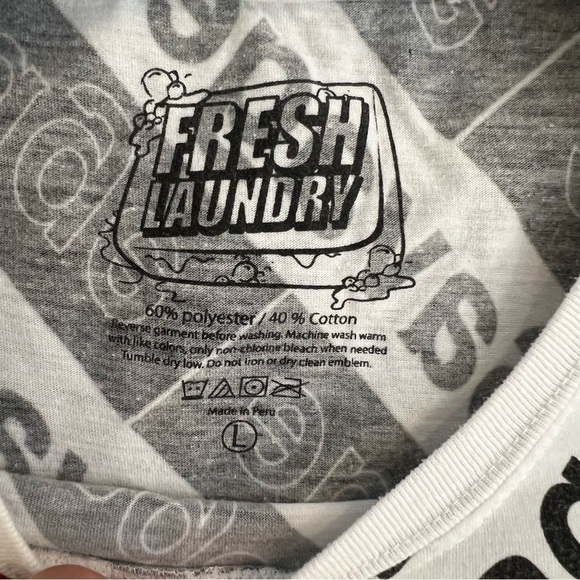 Fresh Laundry all over graphic Pharao Savage print, unisex, Men’s size L - Picture 4 of 8